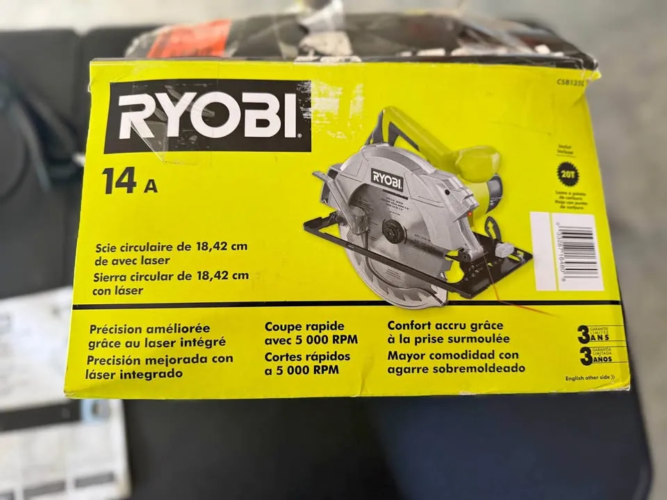 Ryobi CSB135L 7-14 in. Circular Saw with Laser
