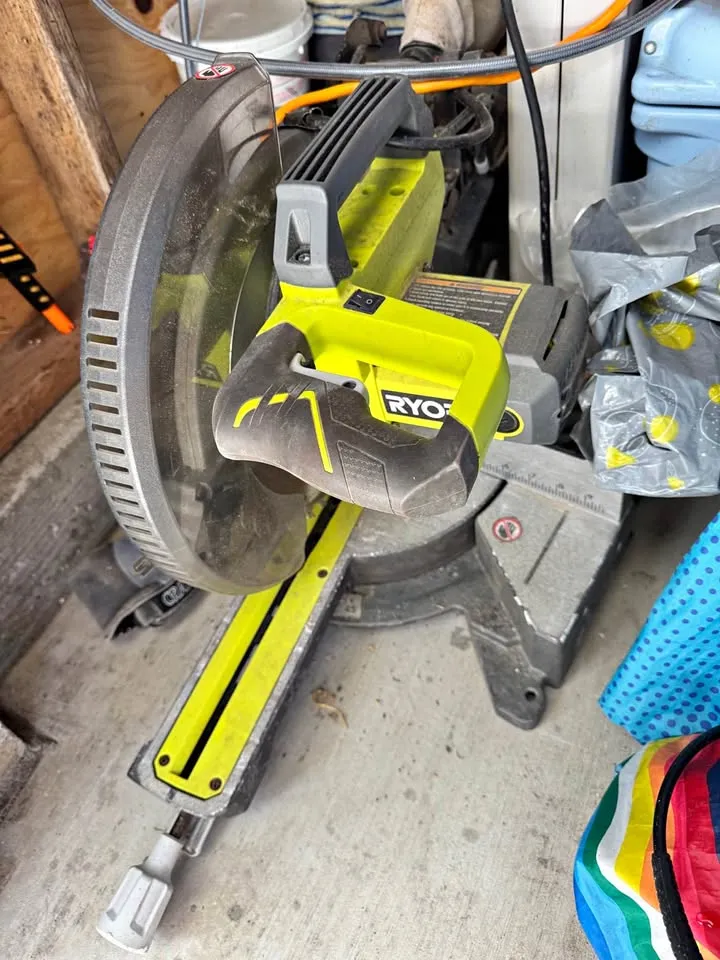 RYOBI TSS121 12 Sliding Compound Miter Saw 15 Amp Works Great