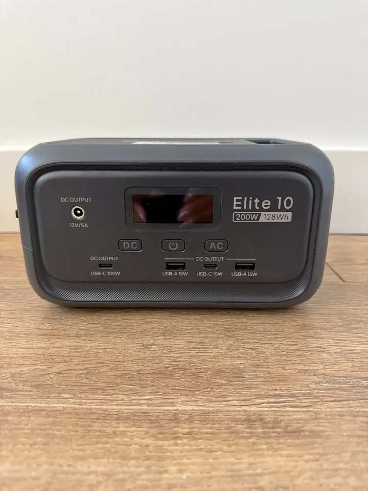 New Bluetti Elite 10 Portable Power Station 200W 128Wh with USB-C and AC Output