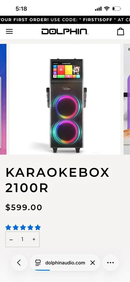 Dolphin Karaoke Machine