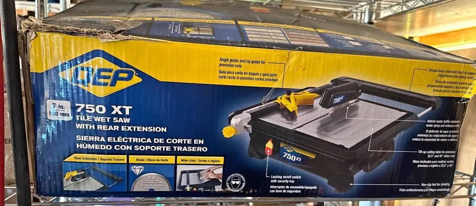 750XT Wet Tile Saw